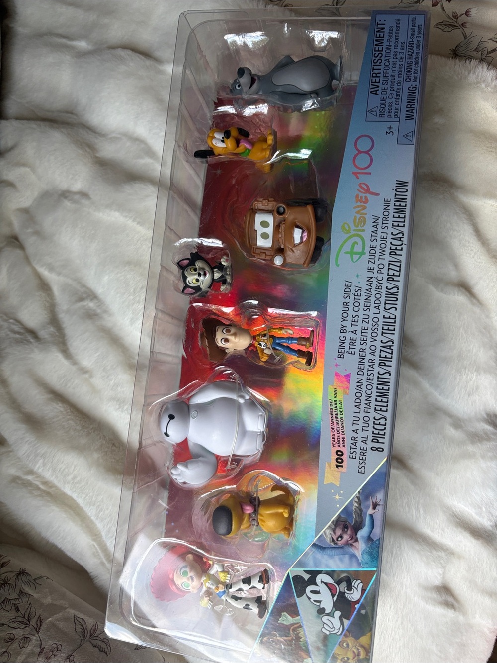 Disney 100 Collectible 8 piece Small Figure Set